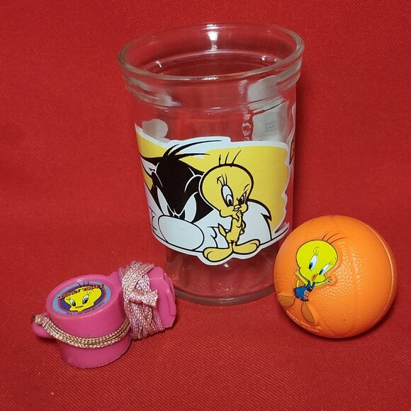 Vintage Tweety Collectibles Sylvester & Tweety Cup Ball Whistle Lot of 3 - Picture 1 of 7